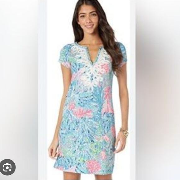 Lilly Pulitzer Dresses & Skirts - Women's Lilly Pulitzer Vibrant Floral Mini Dress Rosalie Small